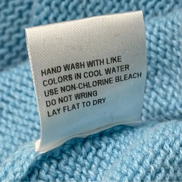 PBJ Blues Ramie Cotton Sweater Cardigan Dress M Light Blue Button Front - Picture 11 of 14